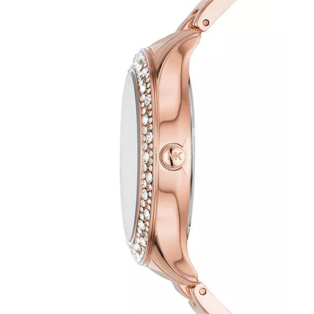 MICHAEL KORS- Women's Liliane Three-Hand Rose Gold-Tone Stainless Steel - Picture 3 of 9